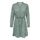ONLY Damen Onlcory L/S V-Neck Tunic WVN Noos, Balsam Green/AOP:Mono Blossom,L