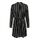 ONLY Damen Onlcory L/S V-Neck Tunic WVN Noos, Black/Stripes:White/Camel Stripes, S