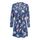 ONLY Damen Onlcory L/S V-Neck Tunic WVN Noos, Blau (Vintage Indigo/Aop:hibiscus Floral), L