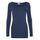 VERO MODA Damen Vmmaxi My Soft Long U-neck Noos' Langarmshirt, Blau (Black Iris), XS EU