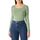 VERO MODA Damen Vmmaxi My Soft Long U-Neck Noos Langarmshirt, Loden Frost/Detail:Melange, S EU