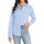 J.VER Hellblaue Bluse Saison-Transition Blusen Damen Business Casual Langarmshirt Allwetter-Tauglich Hell Blau