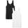 Amazon Essentials Damen Tanktop, Schmale Passform, 2er-Pack, Schwarz/Weiß, XL
