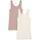 Amazon Essentials Damen Tanktop, Schmale Passform, 2er-Pack, Beige/Braun, XXL