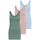 ONLY 3er Pack Damen Oberteile Basic Tank Tops weiß, schwarz, grau, blau, Creme Frauen Shirt lang Sommer Shirts Top 15201465 (XL, FarbMix 2)