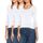 ONLY Damen Langarmshirt Figurbetont und Tailliert aus Baumwolle, Rundhalsausschnitt (3er Love Mix 7 - XS) (3xWhite)