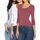 ONLY Damen Langarmshirt Figurbetont und Tailliert aus Baumwolle, Rundhalsausschnitt (3er Love Mix 5 - XL) (Grey, Rose, White)