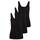 VERO MODA Damen VMMAXI My Soft UU Tank TOP GA 3er Pack. Black/Black & Black, XL