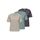 ONLY Damen ONLONLY S/S Tee CS, Silver Lining/Abyss + Blackend, S
