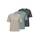 ONLY Damen ONLONLY S/S Tee CS, Silver Lining/Abyss + Blackend, L