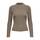 ONLY Damen Onlemma L/S High Neck Top Noos JRS Langarmshirt, Caribou/Detail:melange ,XXS
