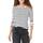Amazon Essentials Damen Regular-Fit Langarm-T-Shirt Rundhalsausschnitt (In Übergröße Erhältlich), Schwarz/Weiß Streifen, XXL