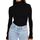 DUOEASE Rollkragenpullover Damen Elegant Basic Einfarbig Tshirt Herbst Winter Oberteile Damen Schwarz Slim Fit Rollkragen Langarmshirt M
