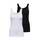 ONLY Damen 2er-Pack Tank-Top Oberteil Verschiedene Träger Shirt Unterhemd, Farbe:weiß/schw., Größe:XS
