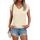 Suncife Damen-T-Shirt, Sommer, lockere Passform, Flügelärmel, V-Ausschnitt, T-Shirt, Aprikose, L