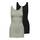 ONLY Damen Onllive Love Life New Long Tt 2pack Noos Top, Desert Sage, S EU