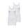 ONLY Damen 2er-Pack Tank-Top Oberteil Verschiedene Träger Shirt Unterhemd, Farbe:Weiß Uni, Größe:M