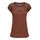 ONLY Damen Onlnicole S/S Mix Top Noos T Shirt, Henna, XXL EU