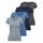 ONLY Damen Onllive Love SS Oneck TOP JRS, Peacoat/Moonlight Blue/Tradewi, L