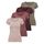 ONLY Damen Onllive Love SS Oneck TOP JRS, Maroon Banner/Rose Brown/Adobe, XL
