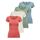 ONLY Damen Onllive Love SS Oneck TOP JRS, Birch/Arona/Mineral red/Hedge, XXL