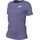 Nike Damen Club T-Shirt, Dusty Amethyst, XS