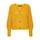 VERO MODA Damen Vmlea Ls V-Neck Cuff Cardigan Noos Strickjacke, Golden Yellow, XS EU