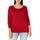 Amazon Essentials Damen Leichter, Langärmeliger Pullover Mit Rundhalsausschnitt (Erhältlich in Übergröße), Rot, L