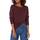 Amazon Essentials Damen Leichter, Langärmeliger Pullover Mit Rundhalsausschnitt (Erhältlich in Übergröße), Burgunderrot, XL