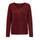 ONLY Damen ONLCAMILLA V-Neck L/S Strickpullover KNT 15204588, Spiced Apple/Detail:melange ,L