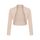 DANAEST Damen Langarm Bolero Festlich Strickjacke Schulterjacke Kurz Top (704), Grösse:M, Farbe:Beige