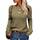 Tankaneo Damen Solide Langarm Pullover Rundhalsausschnitt Slim Knit Top Herbst Pullover