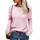 Tankaneo Damen Solide Langarm Pullover Rundhalsausschnitt Slim Knit Top Herbst Pullover