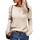 Tankaneo Damen Solide Langarm Pullover Rundhalsausschnitt Slim Knit Top Herbst Pullover
