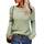 Tankaneo Damen Solide Langarm Pullover Rundhalsausschnitt Slim Knit Top Herbst Pullover