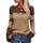 Tankaneo Damen Pullover Colorblock Langarm Rundhals Strickpullover Gestreift Slim Fit Strickwaren Tops