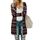 OUGES Strickjacken füR Damen Lang Cardigan Elegante Leicht Strickjacke Herbst Strickjackenpullover mit Taschen S