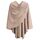 PULI Damen Poncho Schal Cashmere Feeling Strick Cape Cardigan Für Frauen Geschenk Für Mutter