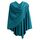 PULI Damen Poncho Schal Cashmere Feeling Strick Cape Cardigan Für Frauen Geschenk Für Mutter