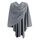 PULI Damen Poncho Schal Cashmere Feeling Strick Cape Cardigan Für Frauen Geschenk Für Mutter
