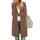 OUGES Strickjacken füR Damen Lang Cardigan Elegante Leicht Strickjacke Herbst Strickjackenpullover mit Taschen M