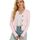 Enjyam Damen Strickjacke Langarm Elegant Kurz Cardigan mit Knöpfe Rundhals Leichte Trachtenjacke zum Top Kleid