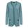 ONLY Damen Onllesly L/S Open Cardigan KNT Noos Strickjacke 15174274 ,Storm Blue/Detail:melange ,S