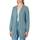 ONLY Damen Onllesly L/S Open Cardigan KNT Noos Strickjacke 15174274 ,Deep Teal/Detail:w. Melange ,S