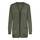 ONLY Damen Lange Strickjacke mit Taschen Stretch Casual Langarm ONLLESLY Open Cardigan Noos Gerippt, Farben:Grün, Größe:S