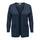 ONLY Damen Caresly L/S Open Knt Cardigan, Maritime Blue/Detail:melange, XL Große Größen EU