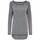 ONLY Damen Onlmila Lacy L/S Long Pullover Knt Noos, Medium Grey Melange 1, XS