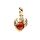 Feitery Adventskalender 2023 Charms Kompatibilität für Pandora Armband Bead Charm für Damen Weihnachtszeit (Drachenfeuer Charm-Anhänger)