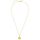 Purelei Sun Kette Damen (Gold) – Halskette Damen aus langlebigem Edelstahl – Wasserfeste Kette mit Anhänger – 50-55 cm Länge verstellbar – Halskette für deinen individuellen Look