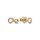 PANDORA Moments Funkelnde Unendlichkeit Ohrstecker aus 14 Karat vergoldeter Metalllegierung mit Zirkonia in der Farbe Gold, 262626C01